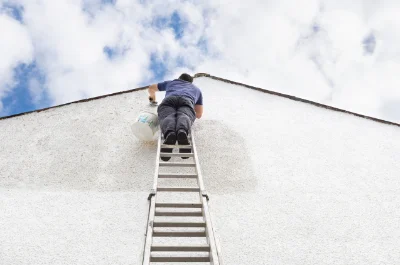 Peinture extérieure au Blanc — façades et ravalement